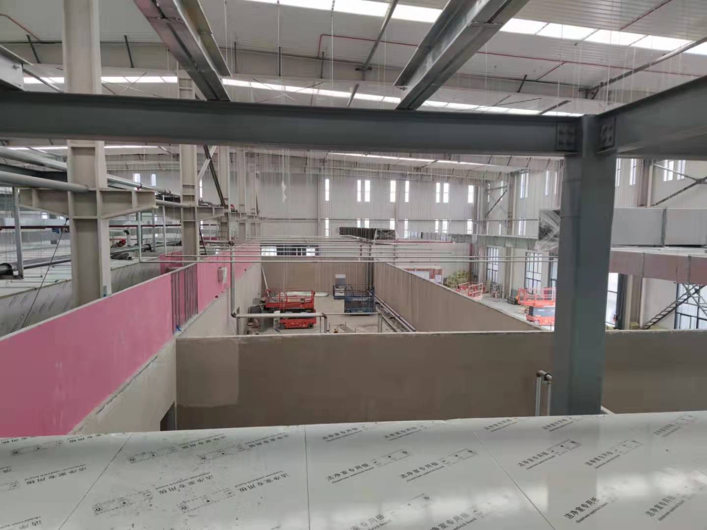 凈化車(chē)間裝修施工圖片