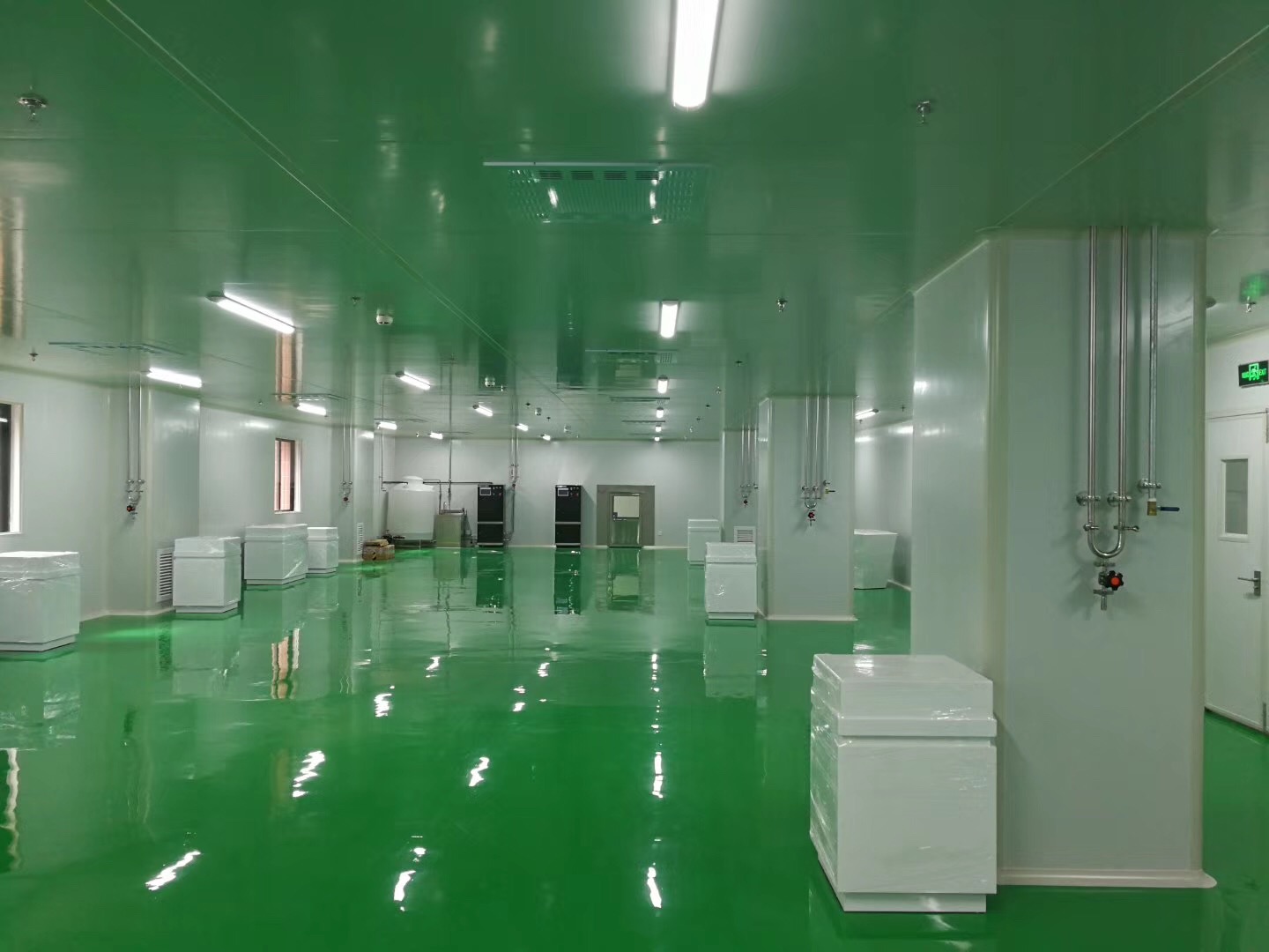 上海凈化廠房裝修環(huán)氧地坪鋪設圖片